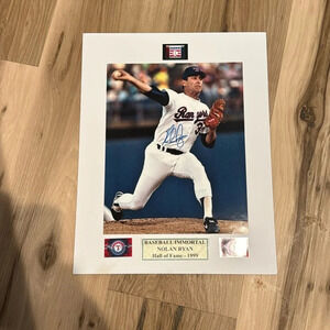 Nolan, Ryan, autographed New York Mets photo